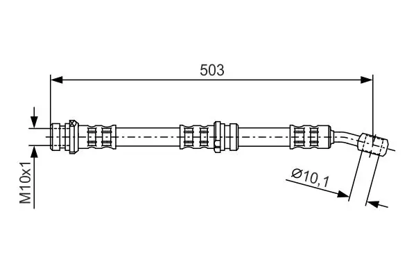 Handler.Part Brake hose Bosch 1987481098 5