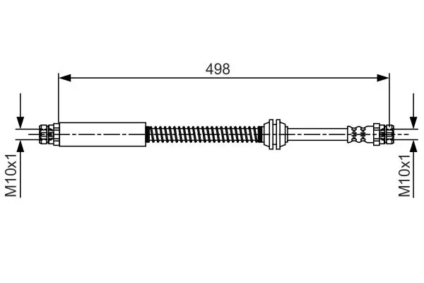 Handler.Part Brake hose Bosch 1987481711 1