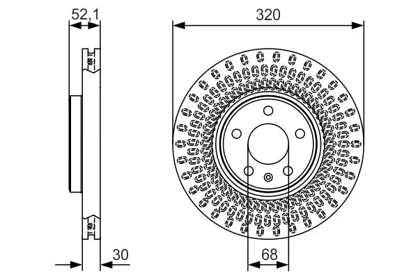 Handler.Part Brake disc Bosch 0986479C49 5