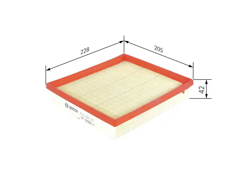 Handler.Part Air filter Bosch F026400375 5