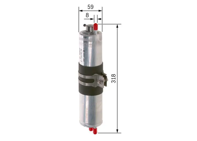 Handler.Part Fuel filter Bosch F026403766 5