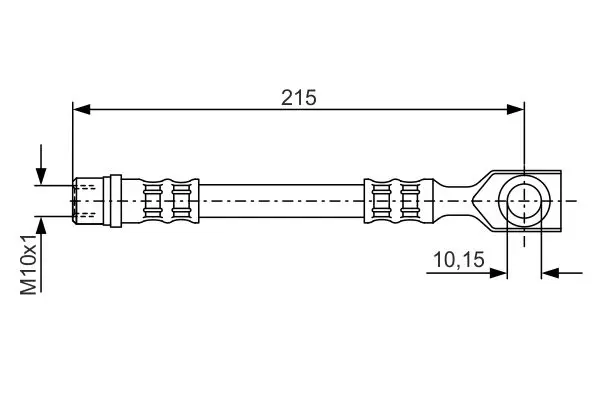 Handler.Part Brake hose Bosch 1987476201 1