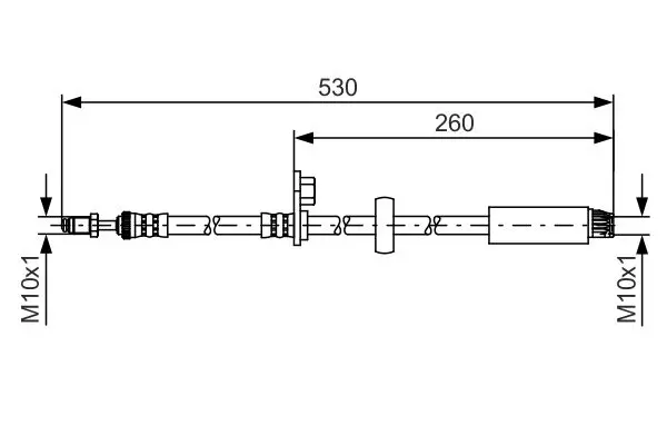 Handler.Part Brake hose Bosch 1987481395 5