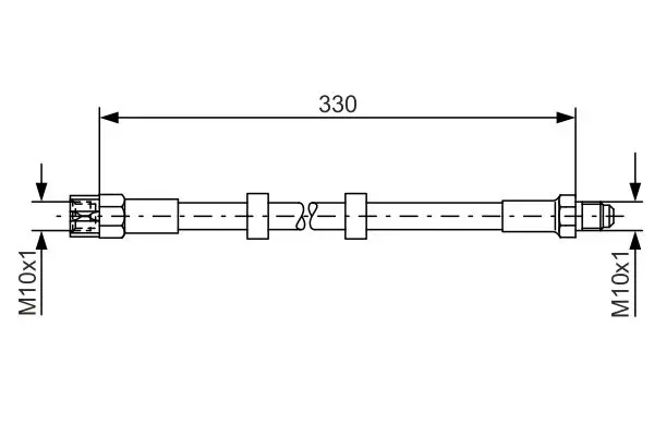 Handler.Part Brake hose Bosch 1987476278 1