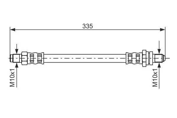 Handler.Part Brake hose Bosch 1987476600 1