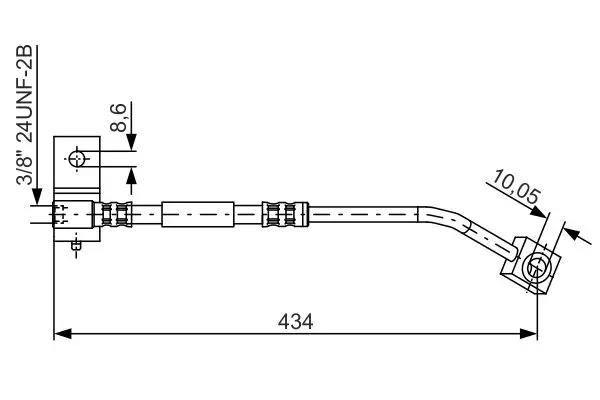 Handler.Part Brake hose Bosch 1987481333 5