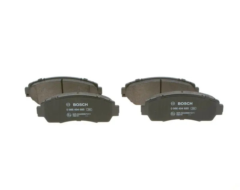 Handler.Part Brake pad set, disc brake Bosch 0986494685 1