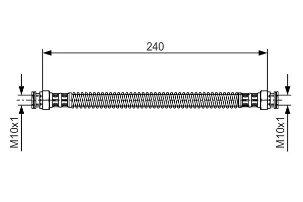 Handler.Part Brake hose Bosch 1987476676 1