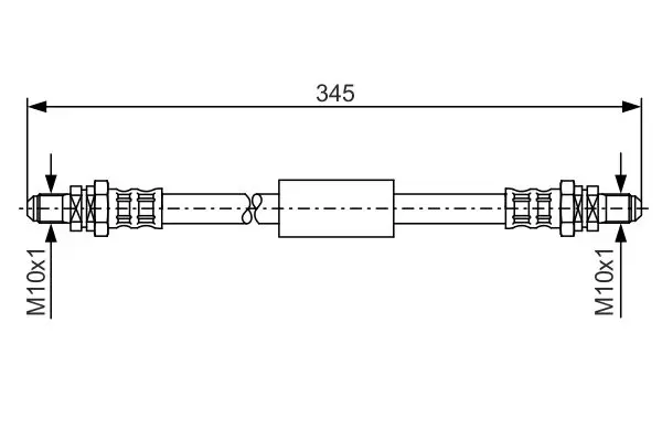 Handler.Part Brake hose Bosch 1987481097 5