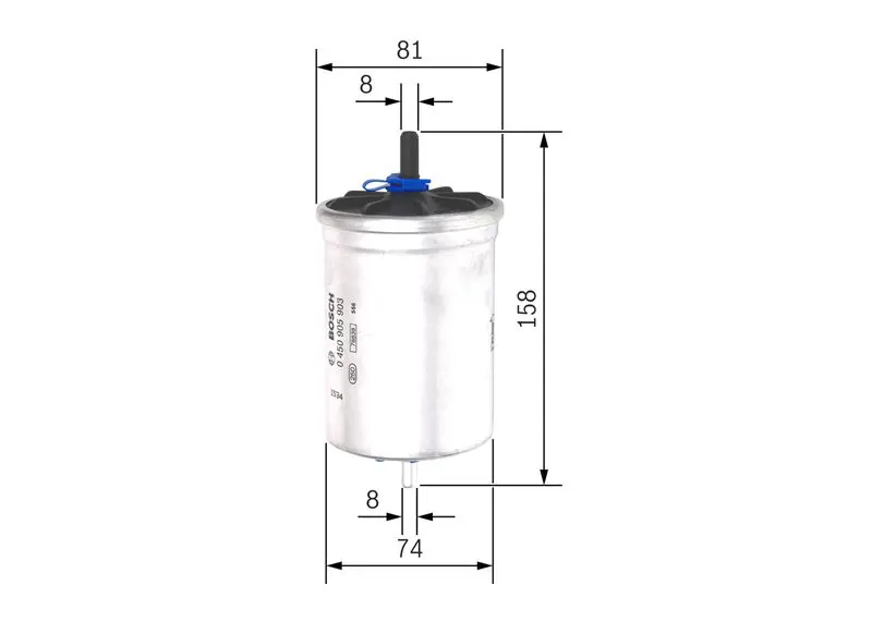 Handler.Part Fuel filter Bosch 0450905903 5