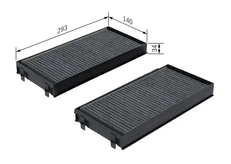 Handler.Part Filter, interior air Bosch 1987432419 5