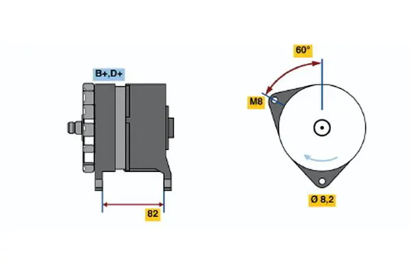 Handler.Part Alternator Bosch 0120469808 1