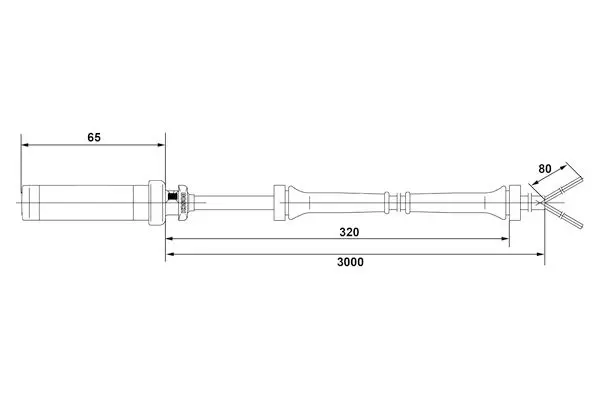 Handler.Part Sensor, wheel speed Bosch 0265004008 1