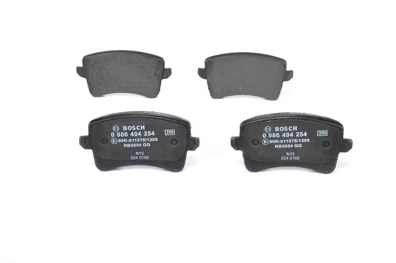 Handler.Part Brake pad set, disc brake Bosch 0986494254 1