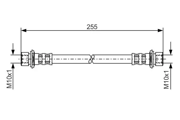 Handler.Part Brake hose Bosch 1987476457 1