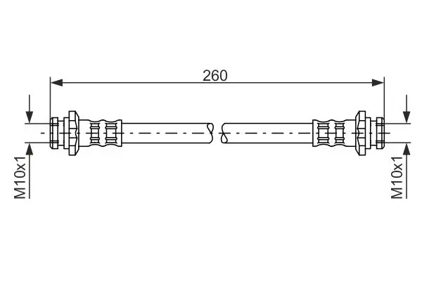 Handler.Part Brake hose Bosch 1987476662 1