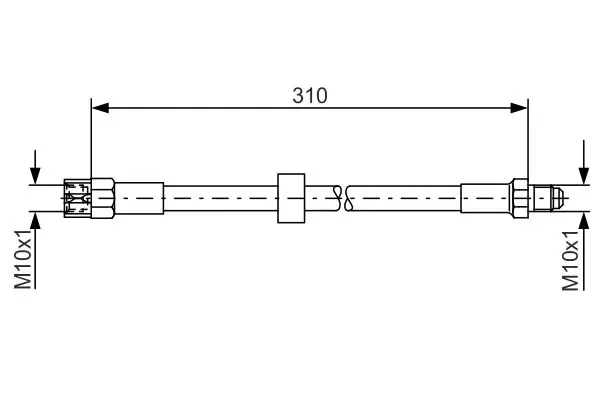 Handler.Part Brake hose Bosch 1987476128 1