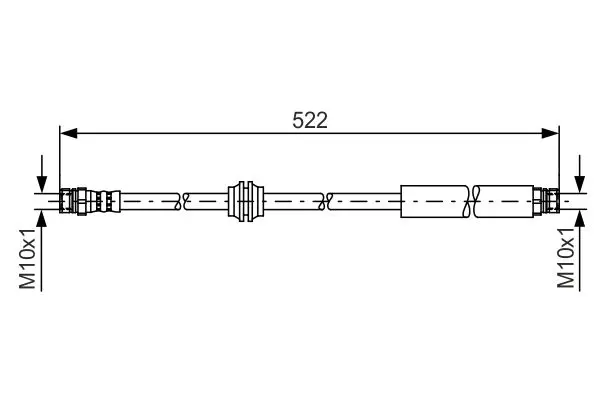 Handler.Part Brake hose Bosch 1987481446 1