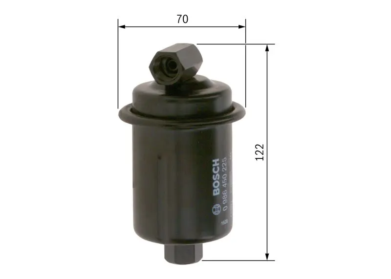 Handler.Part Fuel filter Bosch 0986450225 5