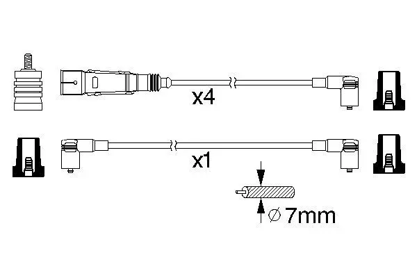 Handler.Part Ignition Cable Kit Bosch 0986356356 1