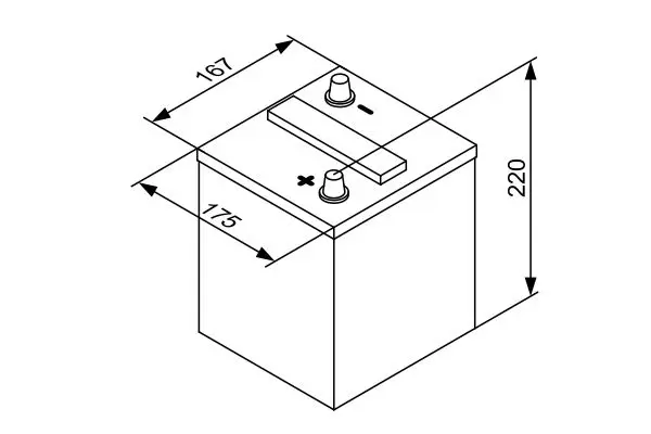 Handler.Part Starter battery Bosch 0092T30600 5