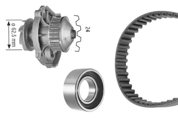 Handler.Part Water pump & timing belt set Bosch 1987948798 1