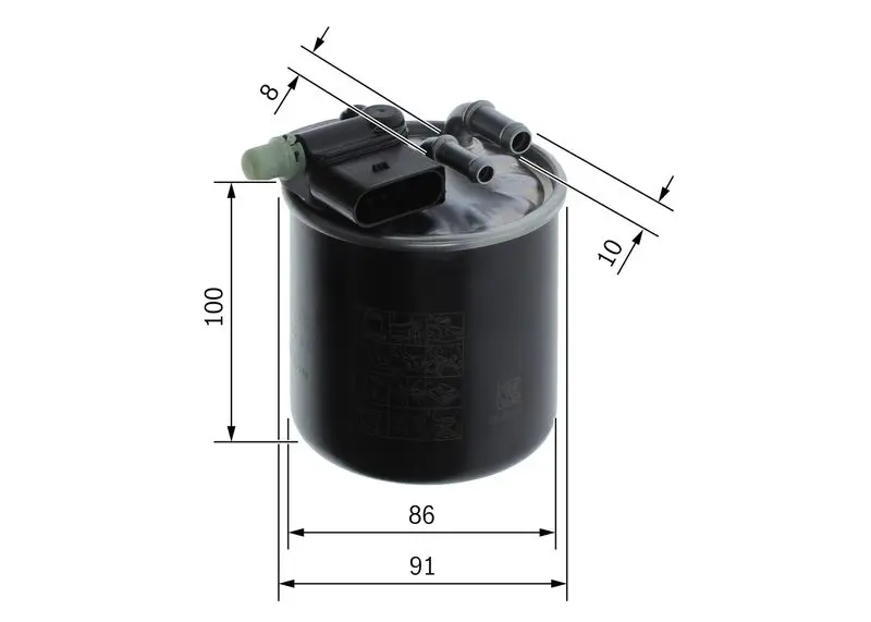 Handler.Part Fuel filter Bosch F026402844 5