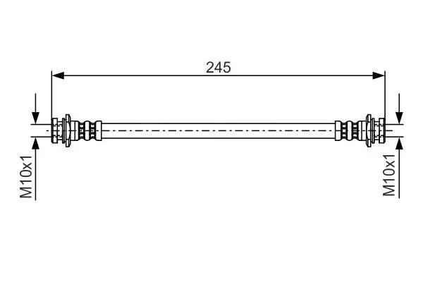 Handler.Part Brake hose Bosch 1987476969 5