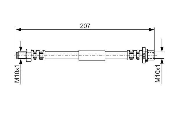 Handler.Part Brake hose Bosch 1987476974 5