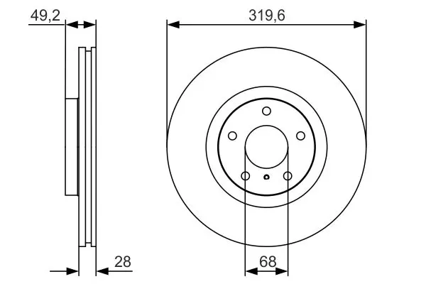 Handler.Part Brake disc Bosch 0986479R22 5