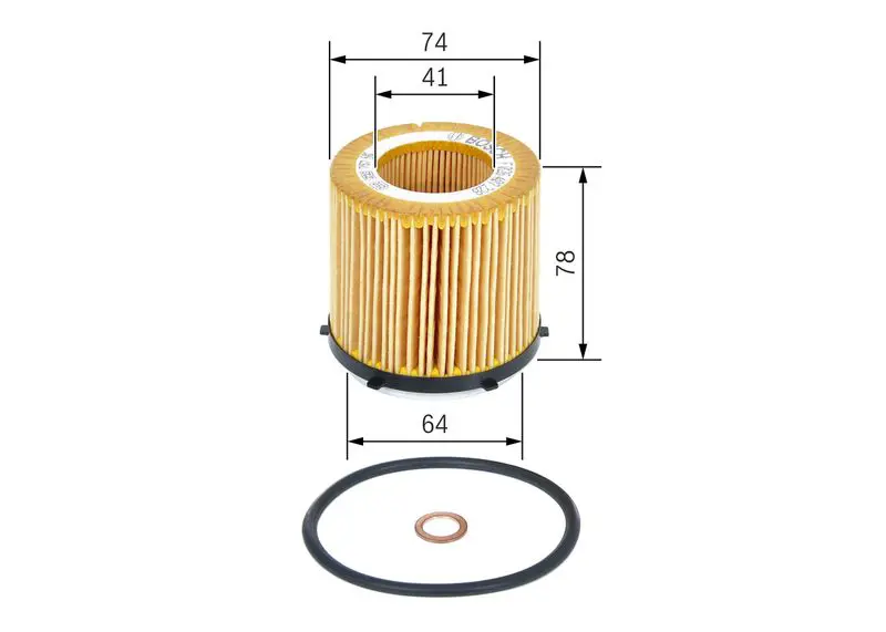 Handler.Part Oil filter Bosch F026407228 5