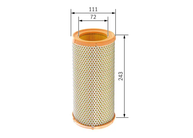 Handler.Part Air filter Bosch 1457433229 5