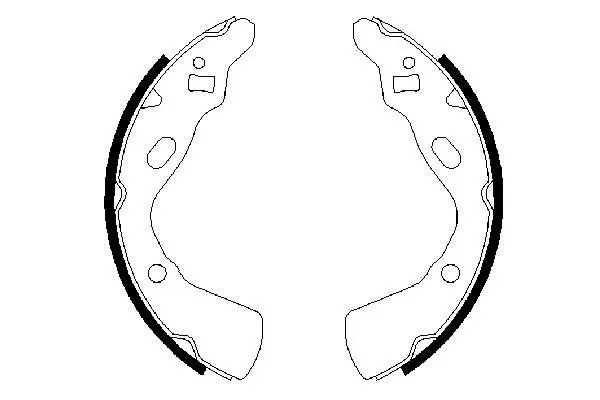 Handler.Part Brake shoe set Bosch 0986487388 1