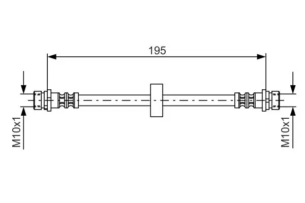 Handler.Part Brake hose Bosch 1987476884 5