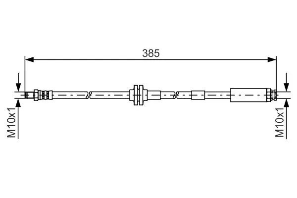 Handler.Part Brake hose Bosch 1987481418 5