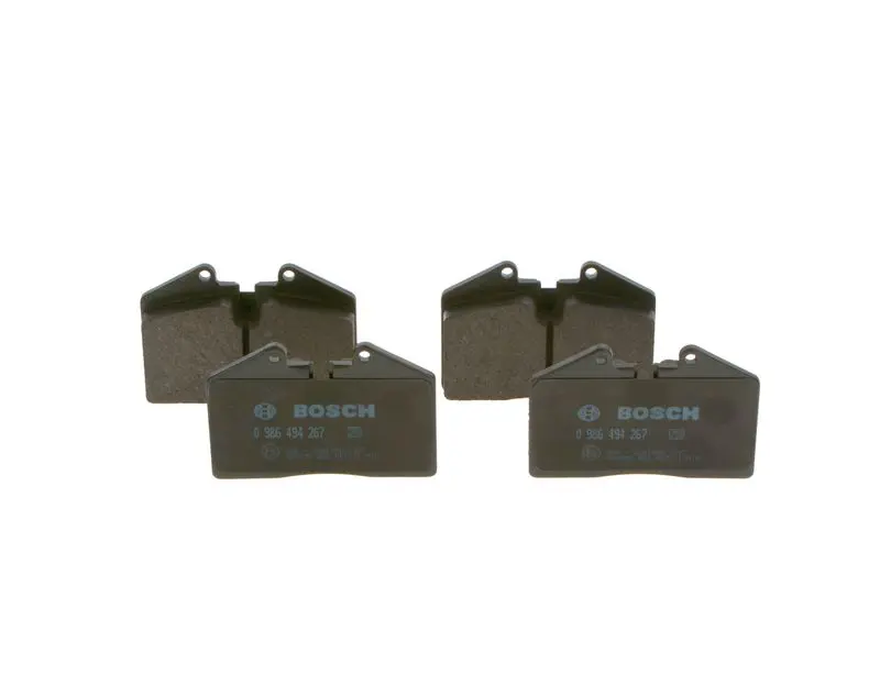 Handler.Part Brake pad set, disc brake Bosch 0986494267 3