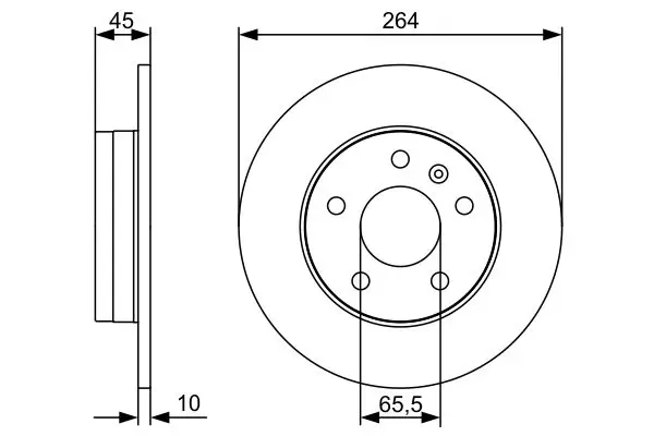 Handler.Part Brake disc Bosch 0986479C66 5