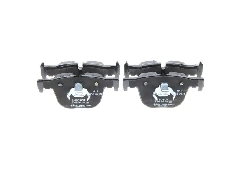 Handler.Part Brake pad set, disc brake Bosch 0986494786 1