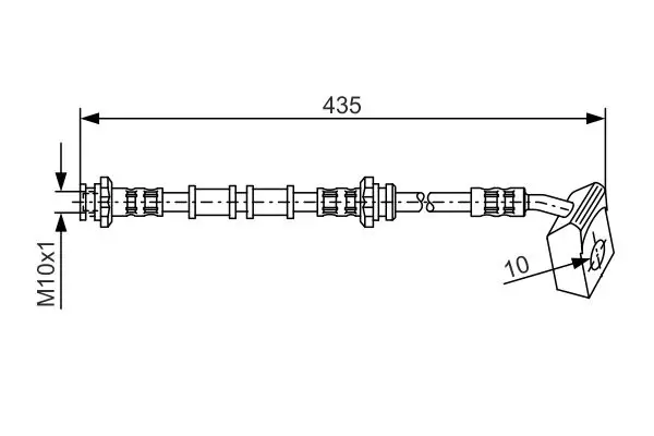 Handler.Part Brake hose Bosch 1987476545 1