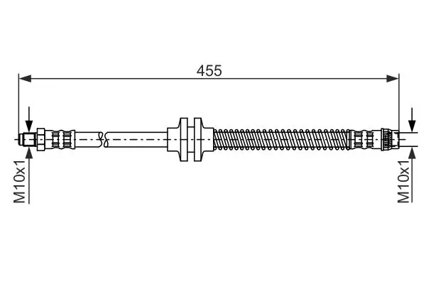 Handler.Part Brake hose Bosch 1987476126 1