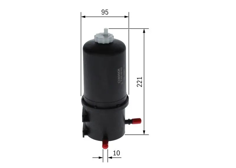 Handler.Part Fuel filter Bosch F026402828 5