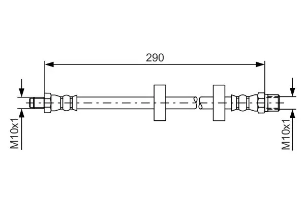 Handler.Part Brake hose Bosch 1987476334 1