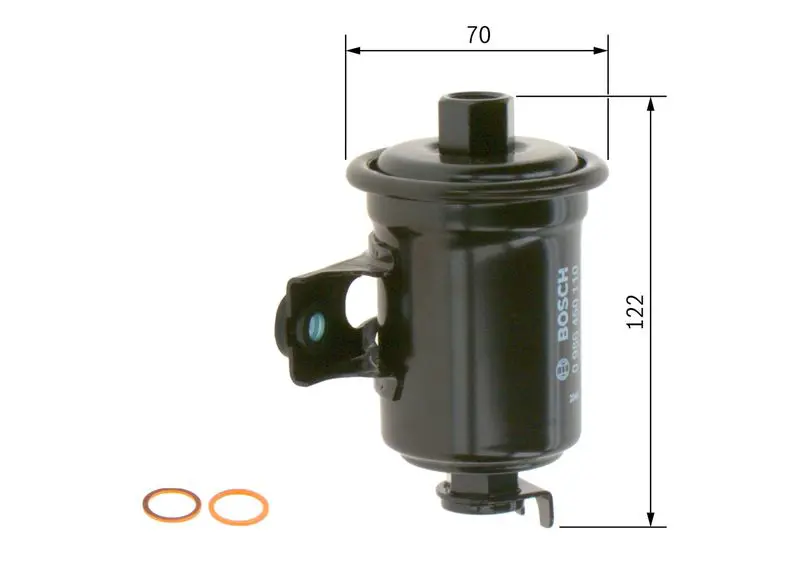 Handler.Part Fuel filter Bosch 0986450110 5