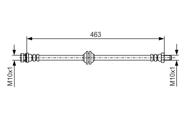 Handler.Part Brake hose Bosch 1987481544 1