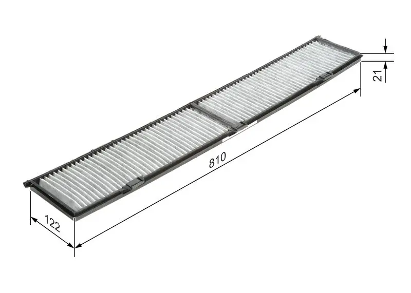 Handler.Part Filter, interior air Bosch 1987432424 5