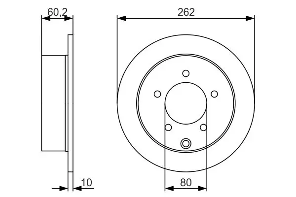 Handler.Part Brake disc Bosch 0986479A41 5