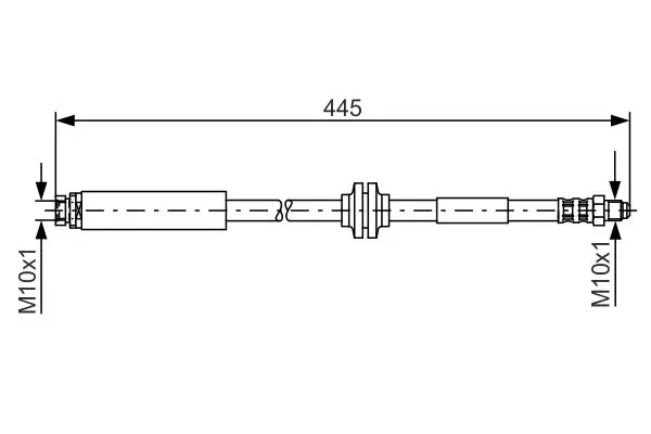 Handler.Part Brake hose Bosch 1987476180 1