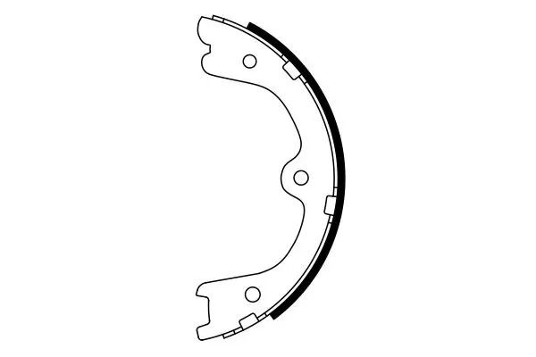 Handler.Part Brake shoe set, parking brake Bosch 0986487929 5