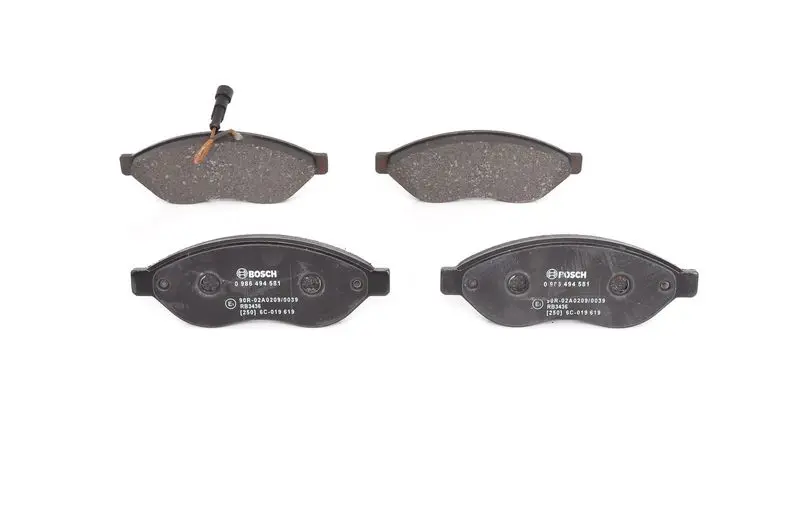 Handler.Part Brake pad set, disc brake Bosch 0986494581 3