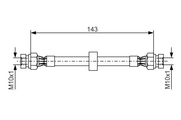 Handler.Part Brake hose Bosch 1987476697 1